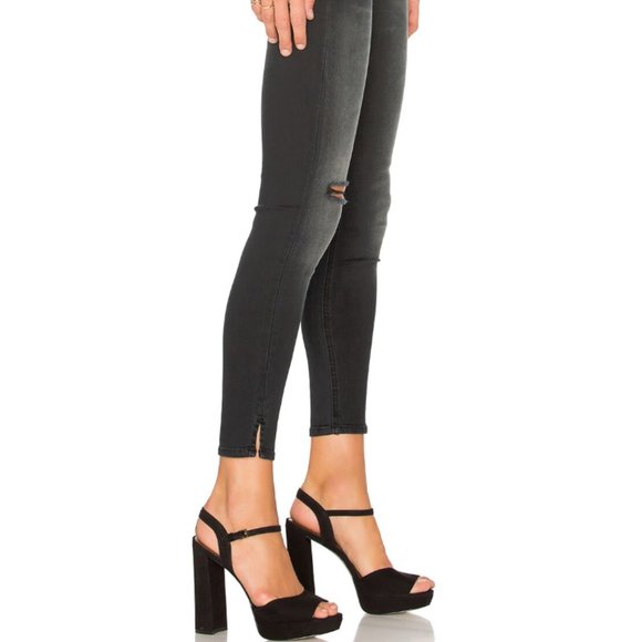 Rag & Bone/Jean High Rise Skinny 10” Capri - Picture 6 of 7